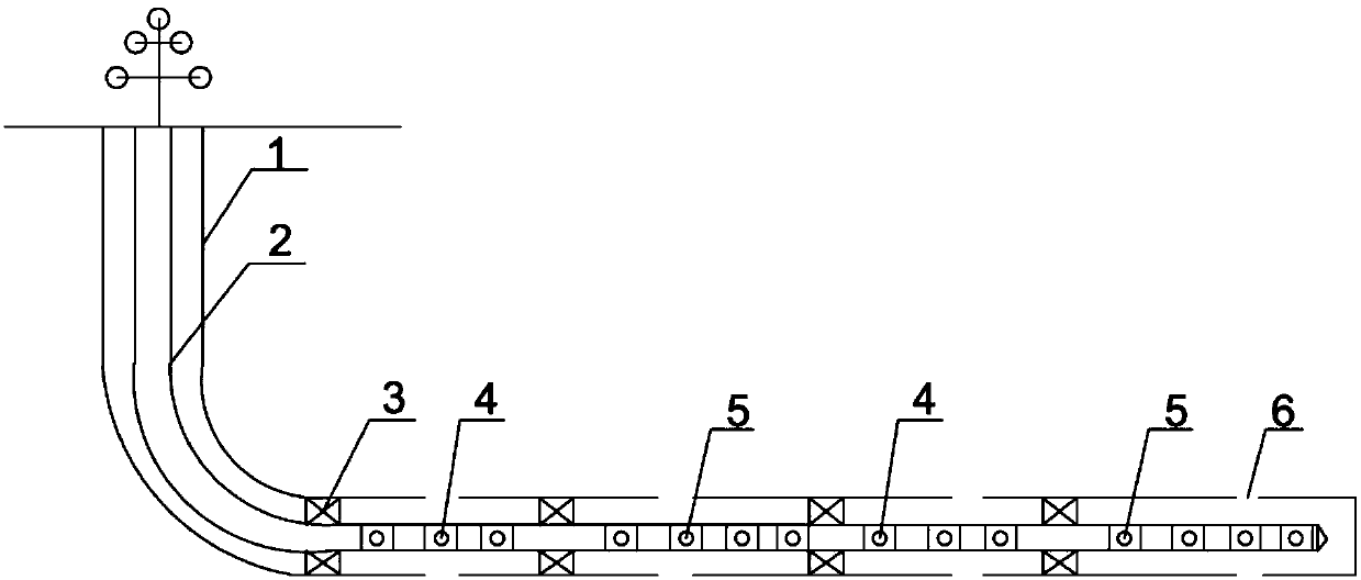 Thermal recovery pipe column and oil recovery method thereof