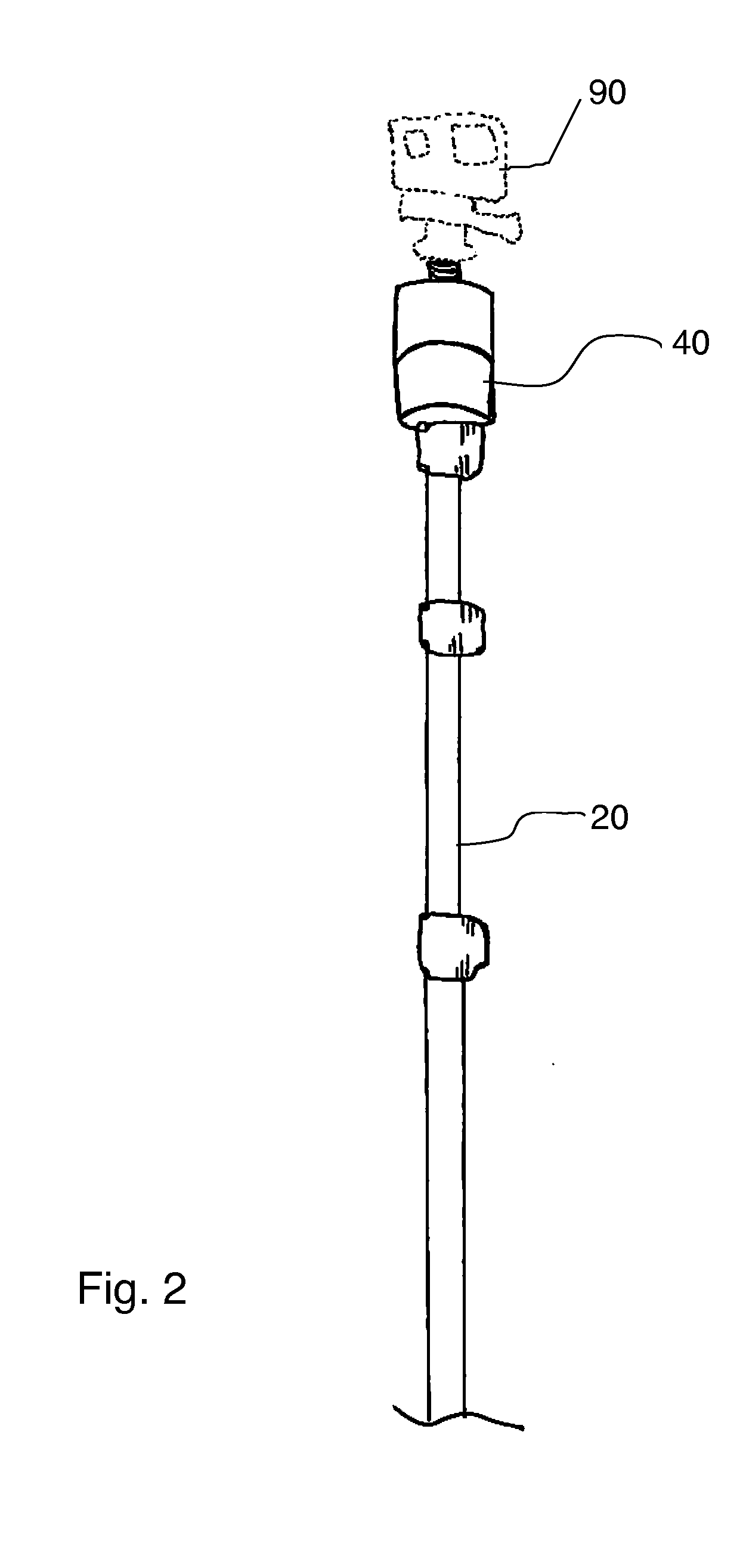 Subaquatic Monopod for Photographic Equipment