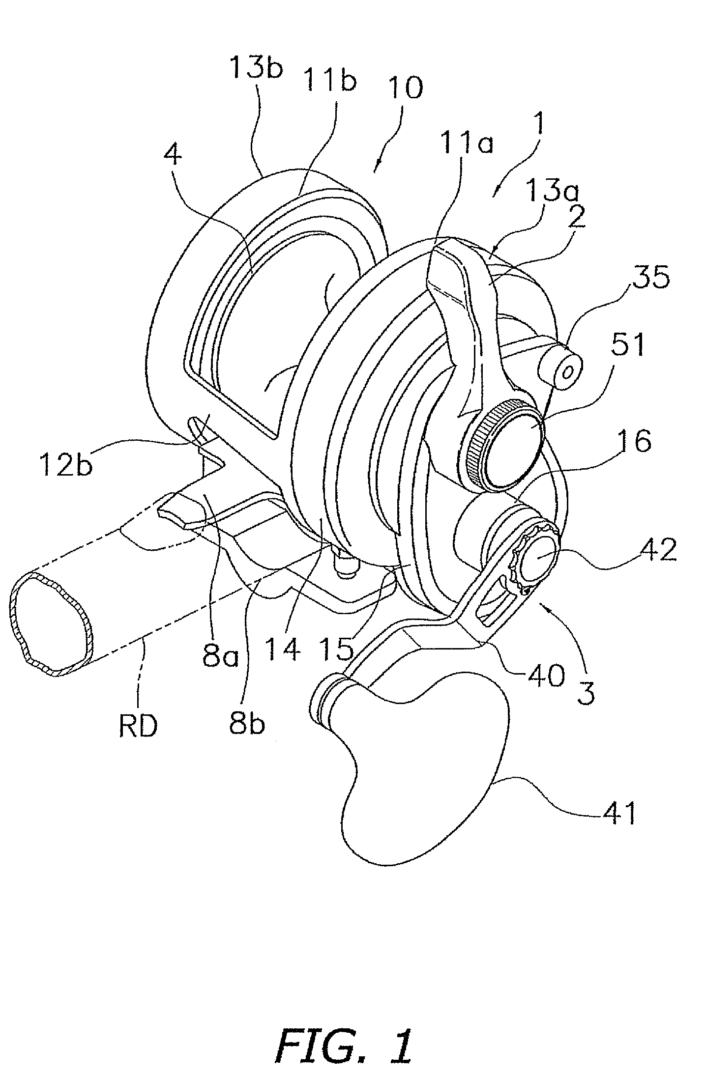 Drag mechanism for dual-bearing reel