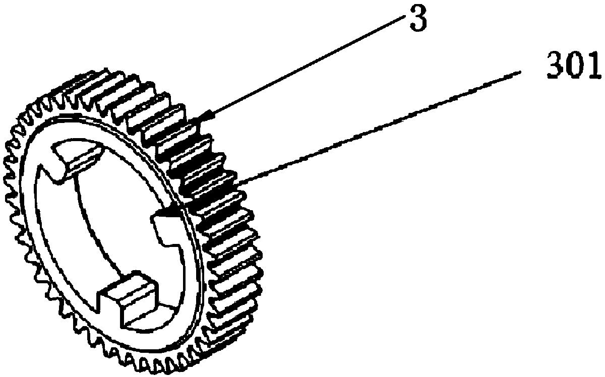 Coaxial dual-way intelligent lock clutch mechanism