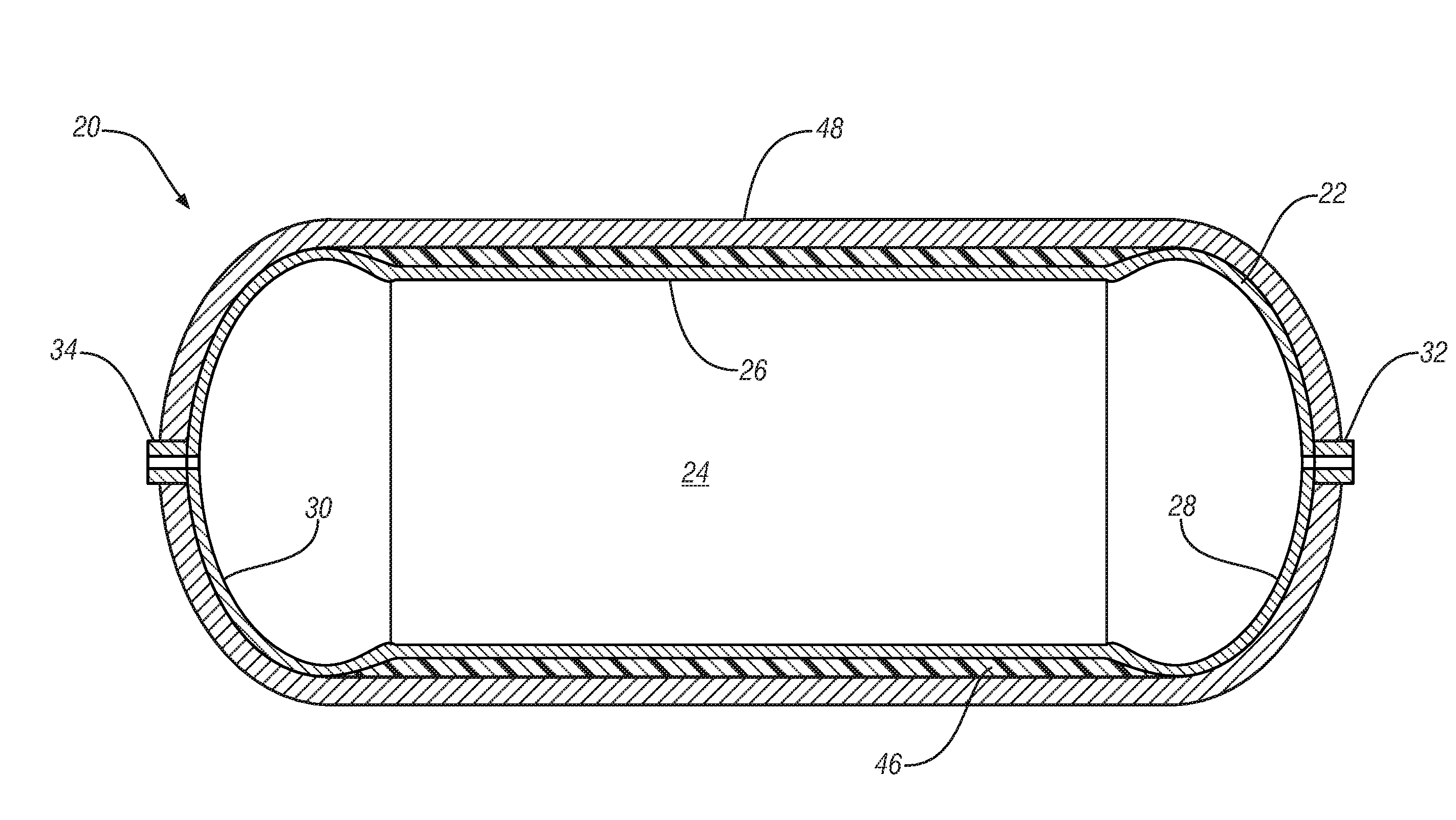 Storage vessel and method of forming