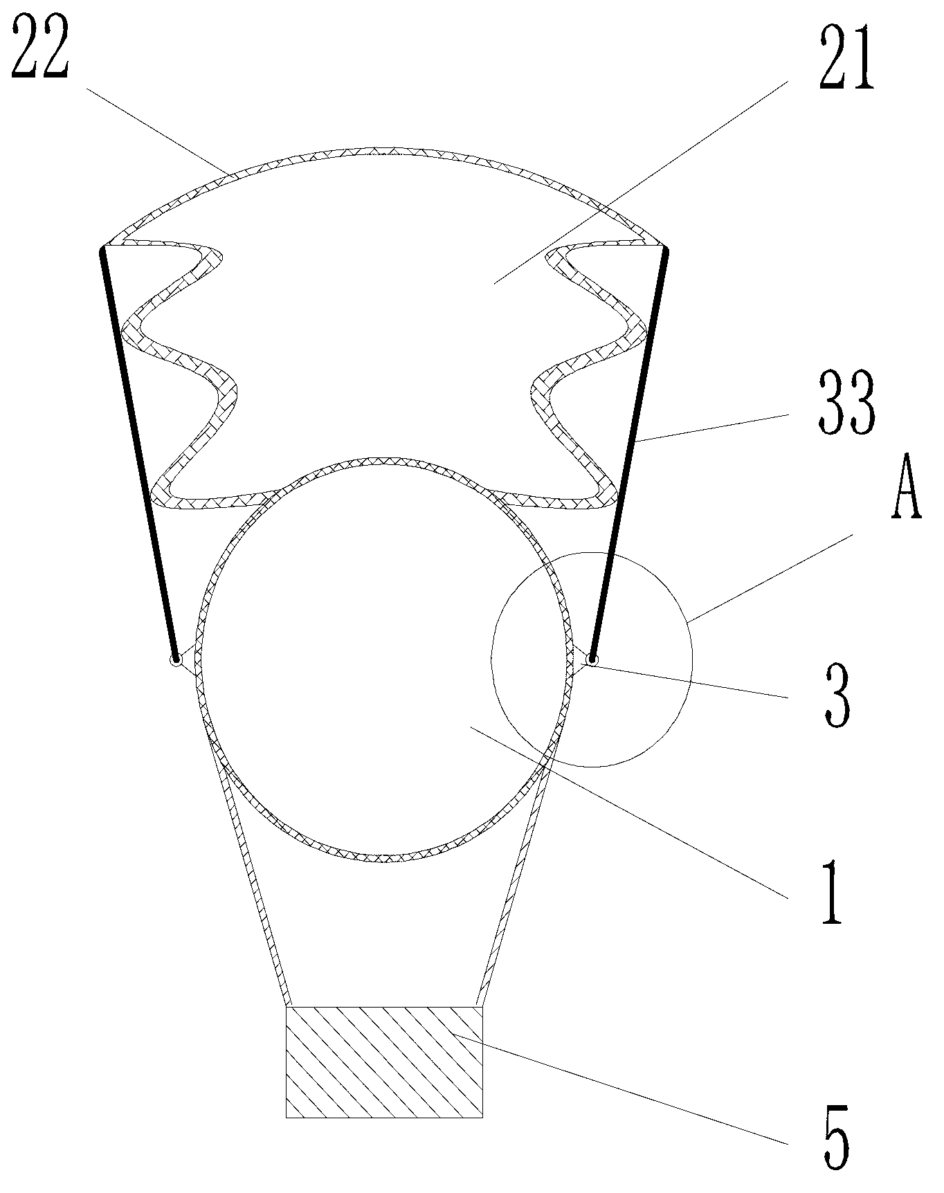 Soft and hard hybrid airship and control method thereof
