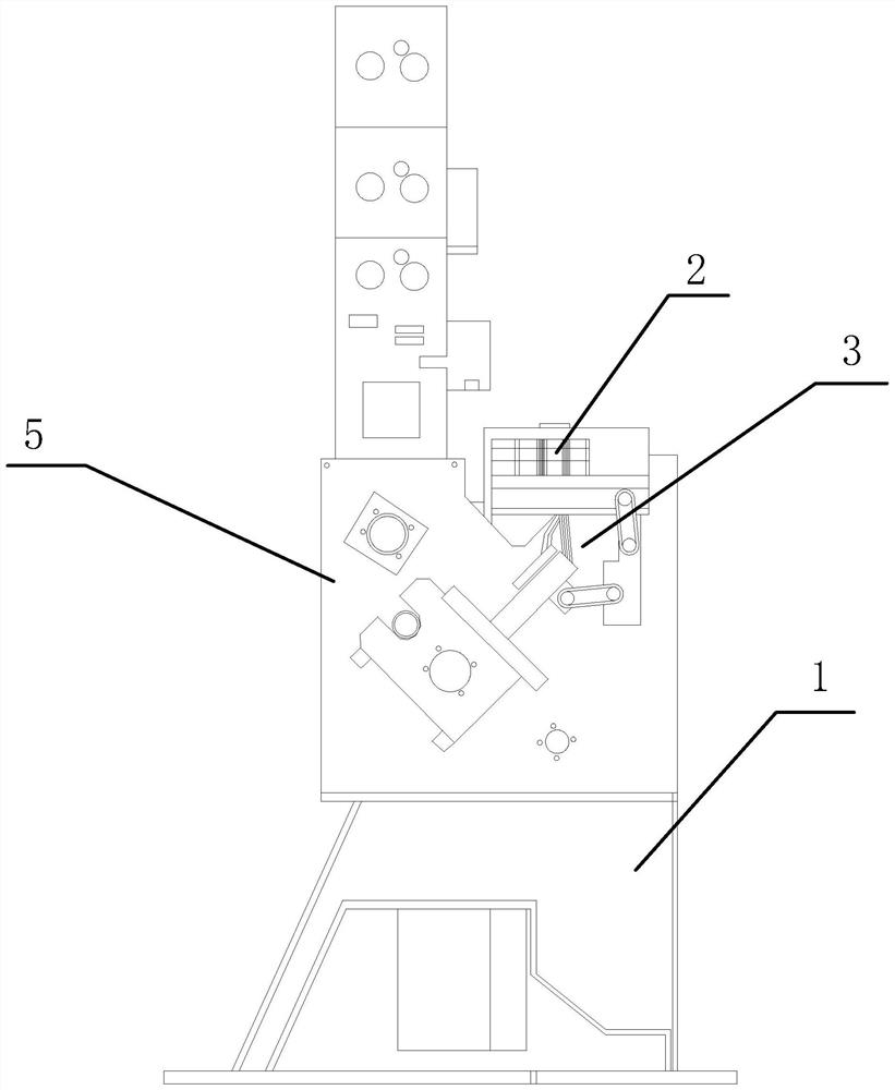 A high-efficiency knitting machine