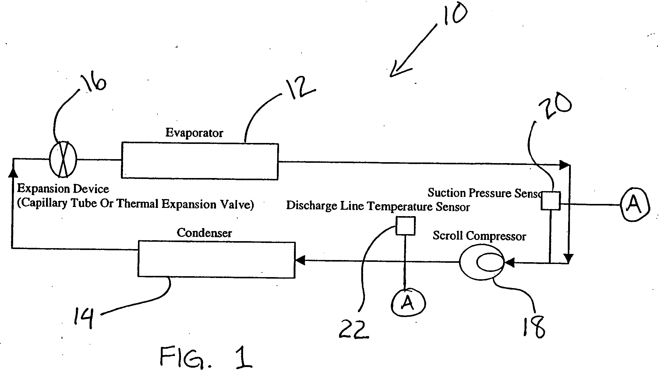 Device for prevention of backward operation of scroll compressors