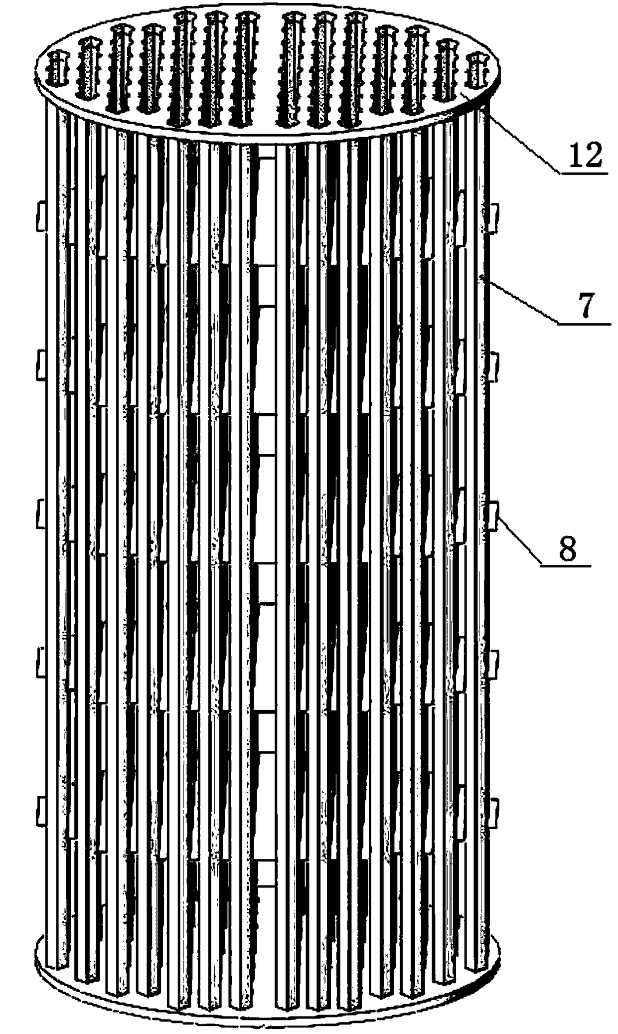 Efficient double-travel heat exchanger