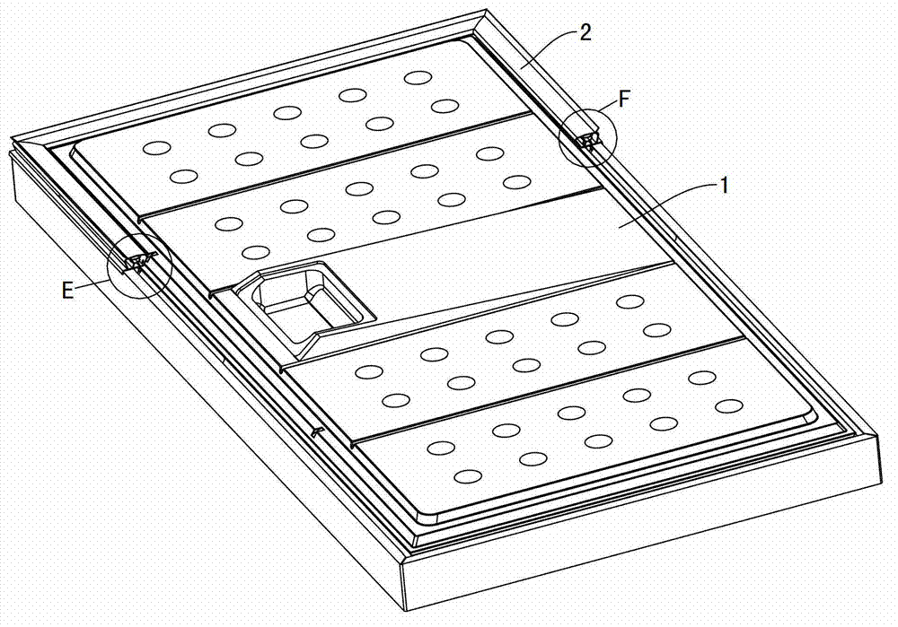 Gate seal strip for refrigeration equipment and refrigeration equipment with same