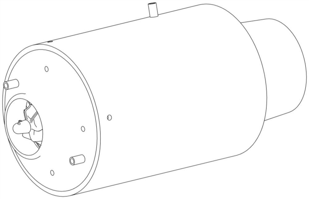 Two-duct turbojet engine with bearing cooling function