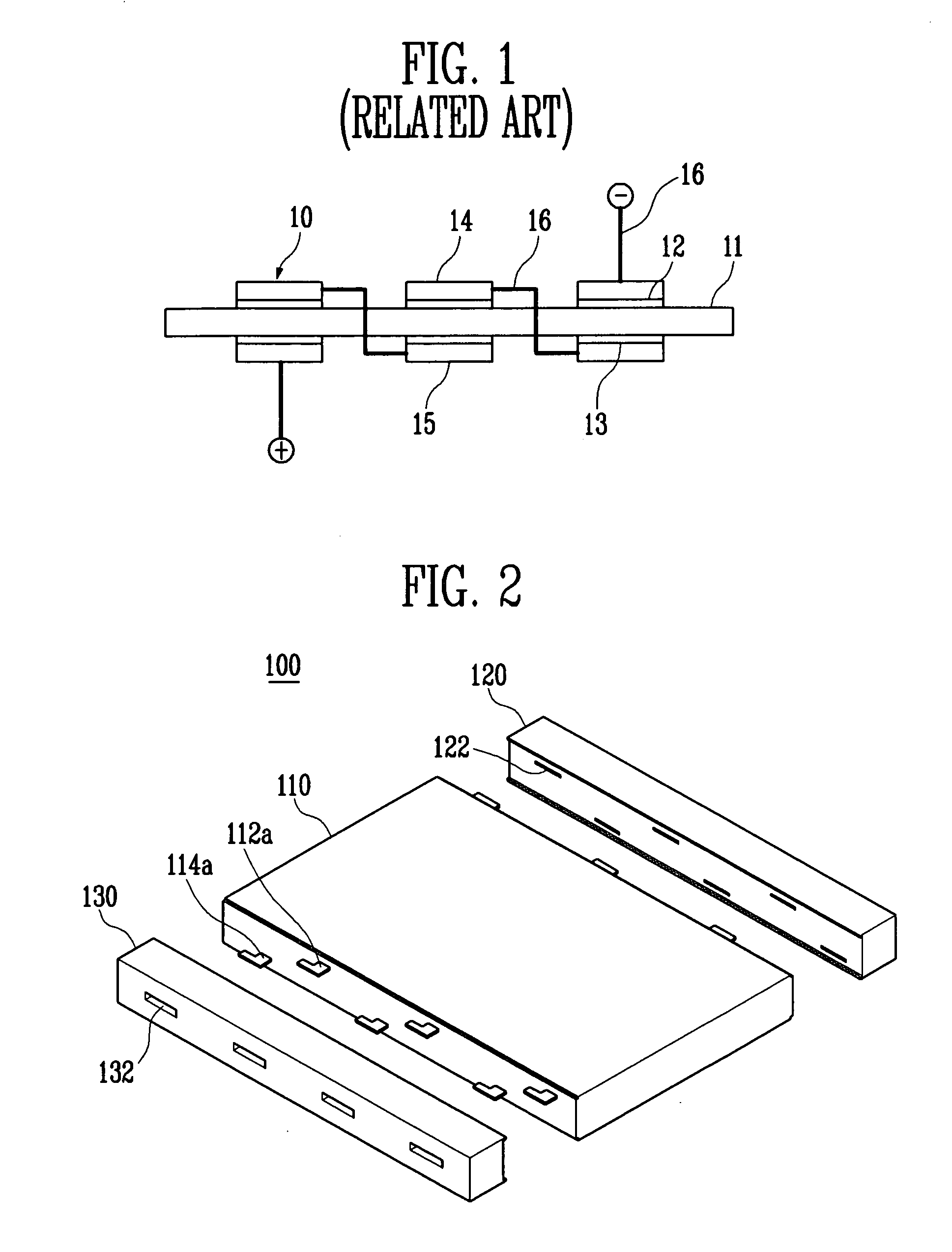 Flat type fuel cell assembly having connector