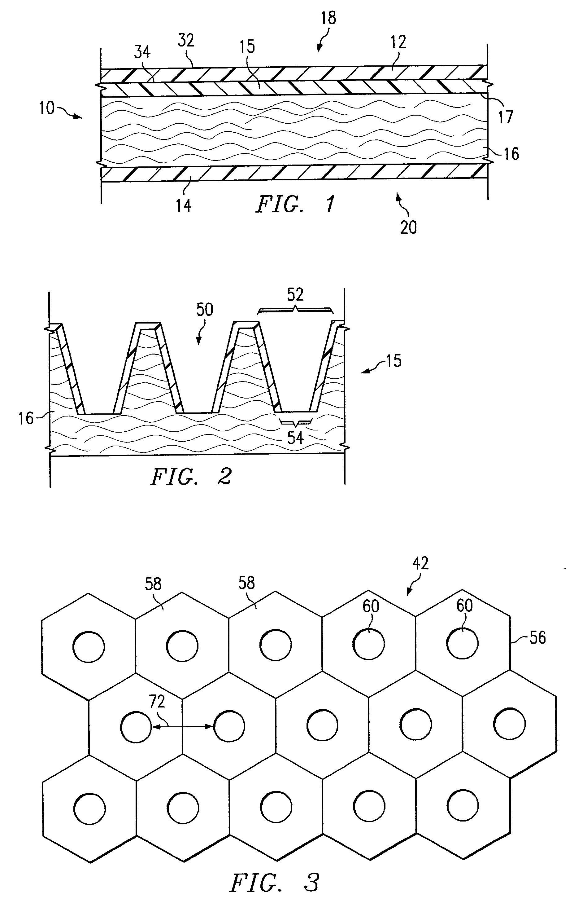 Absorbent article having a surface energy gradient between the topsheet and the acquisition distribution layer