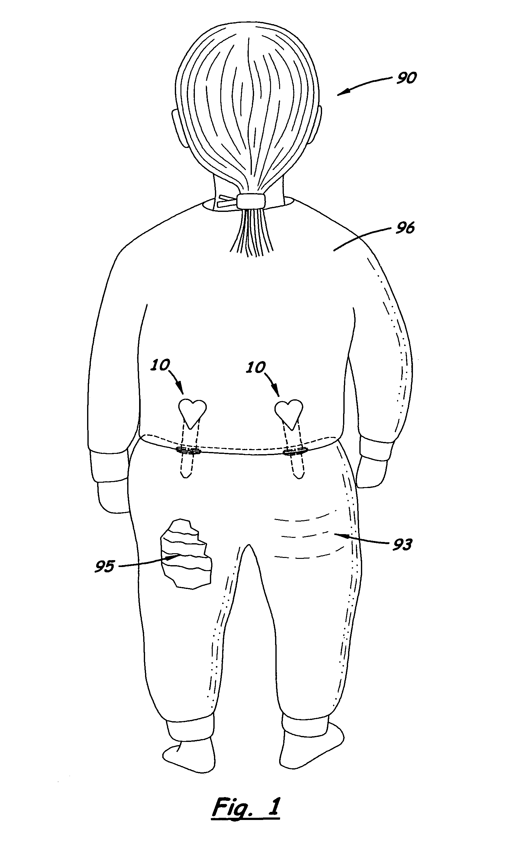 Garment strap assembly and pants holding method