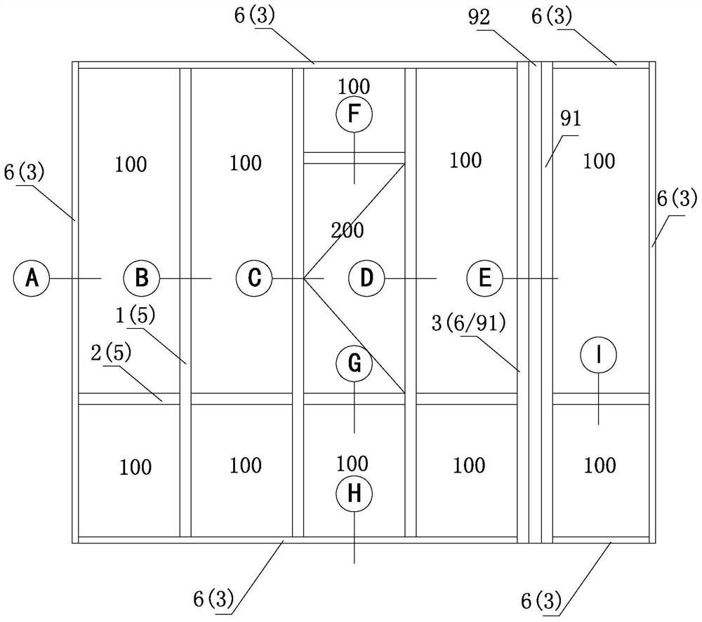 Curtain wall type window