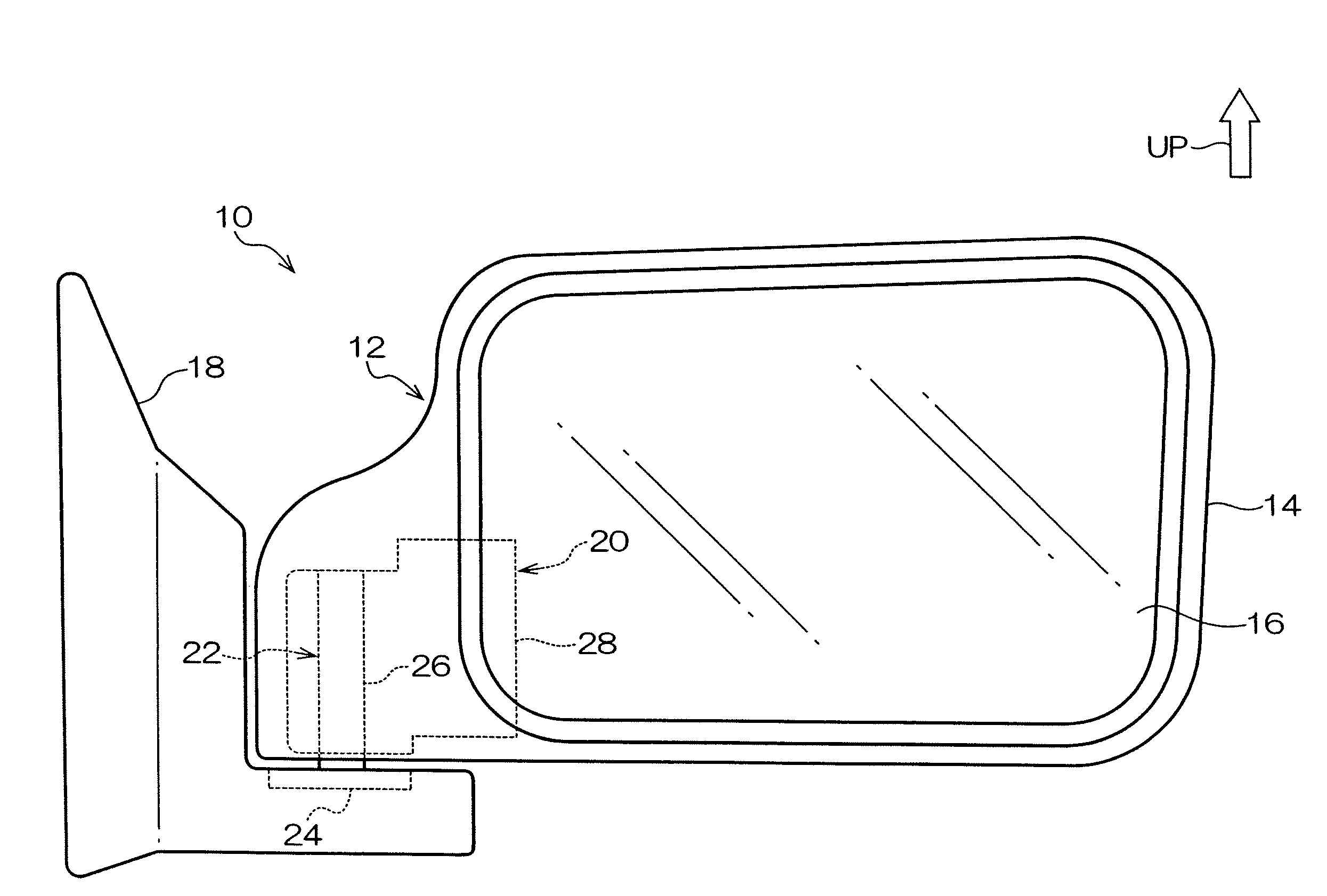 Vehicular mirror device