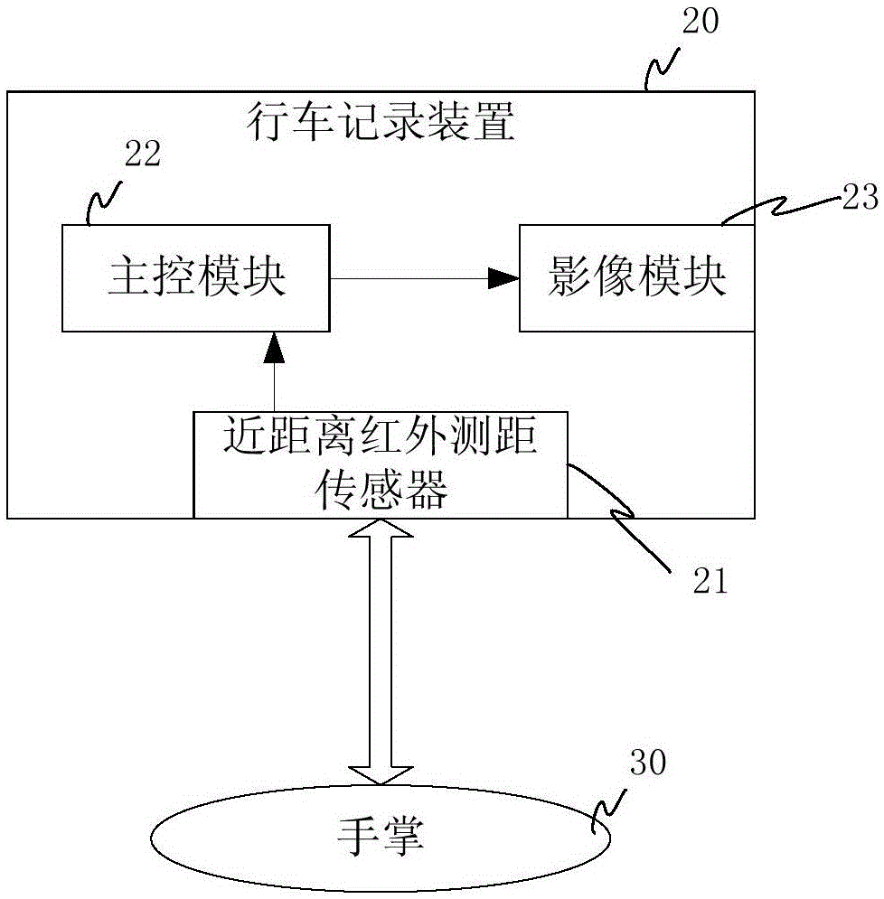 Driving recording apparatus and control method thereof