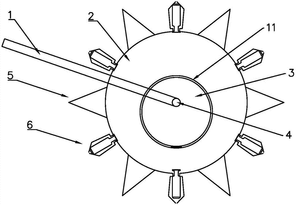 Rotating wheel type seeder capable of sprinkling water