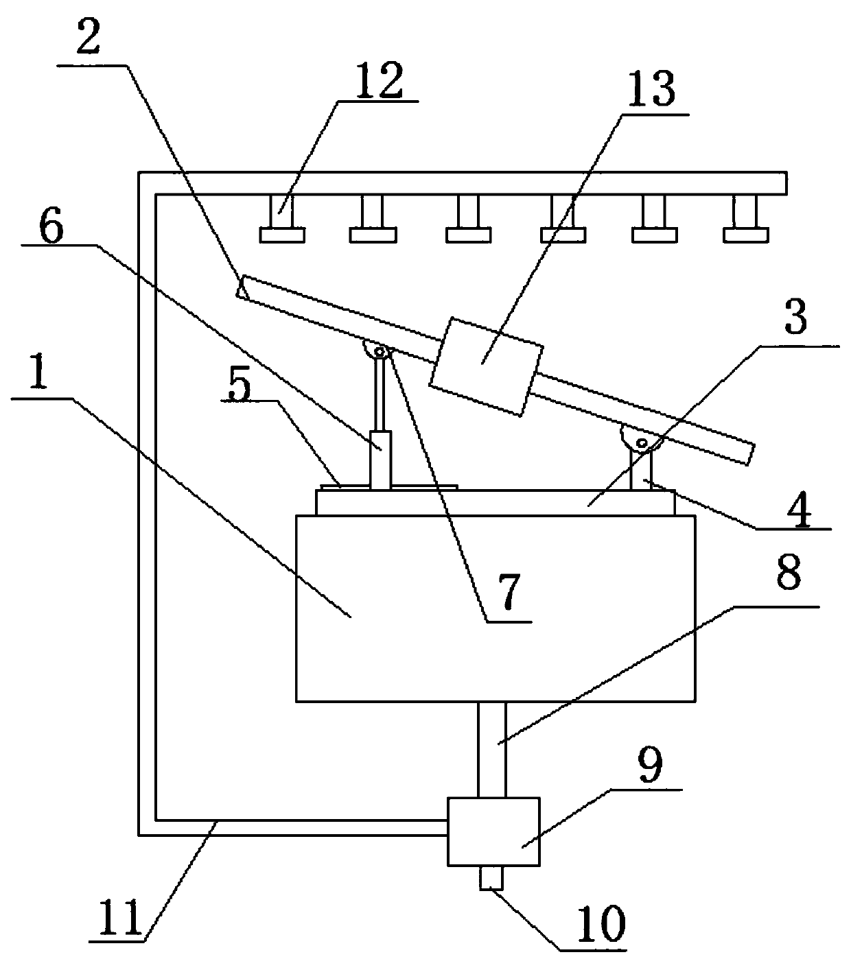 A water surface photovoltaic power generation device