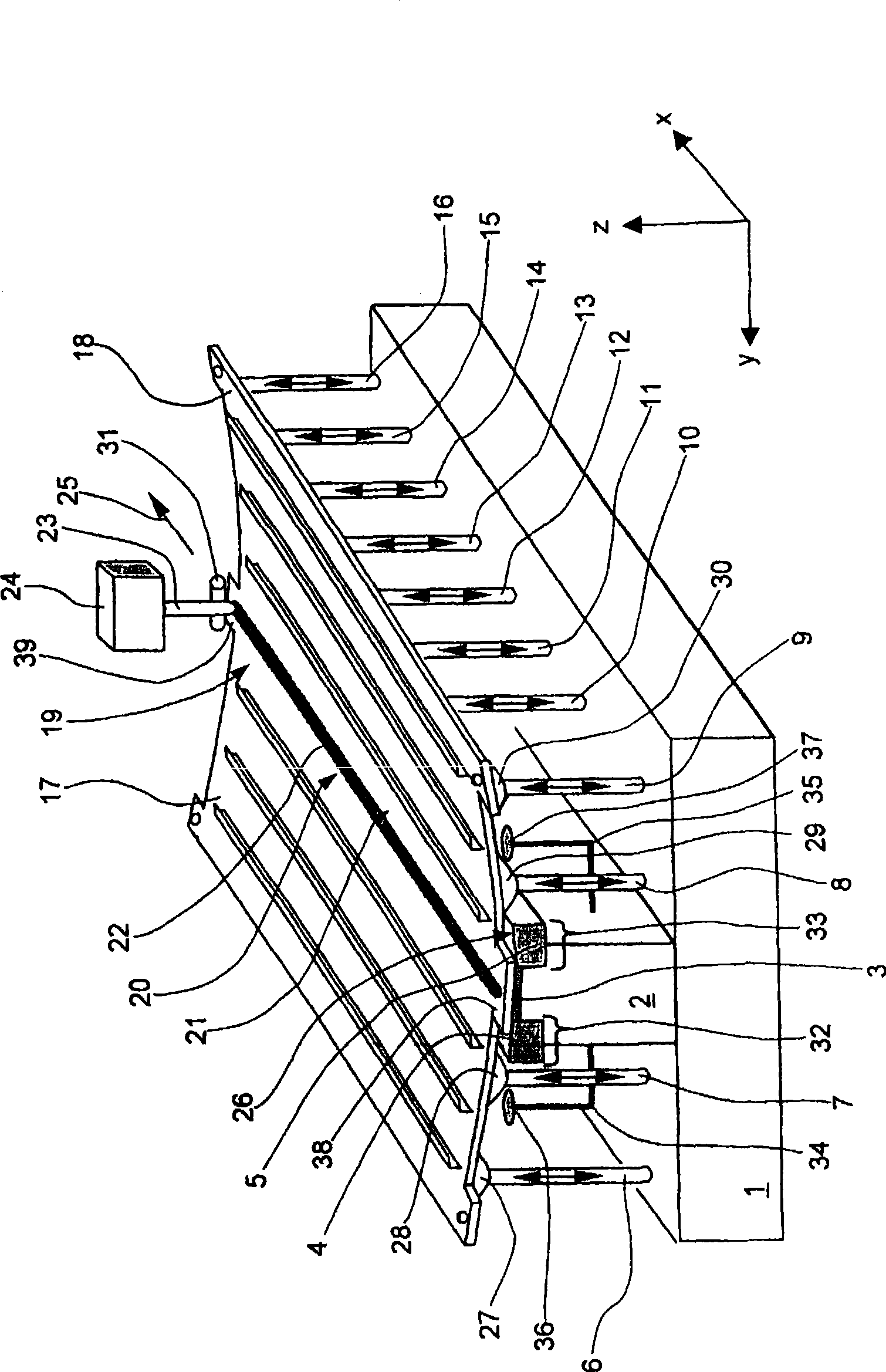 Device for clamping components