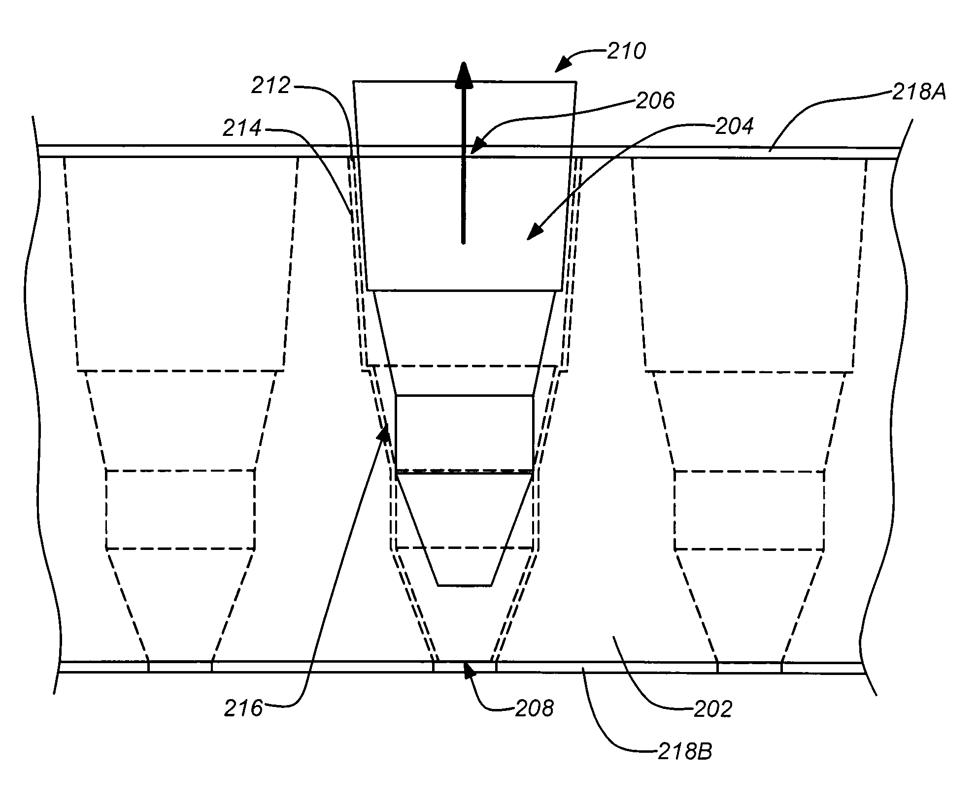 Structural feed aperture for space based phased array antennas
