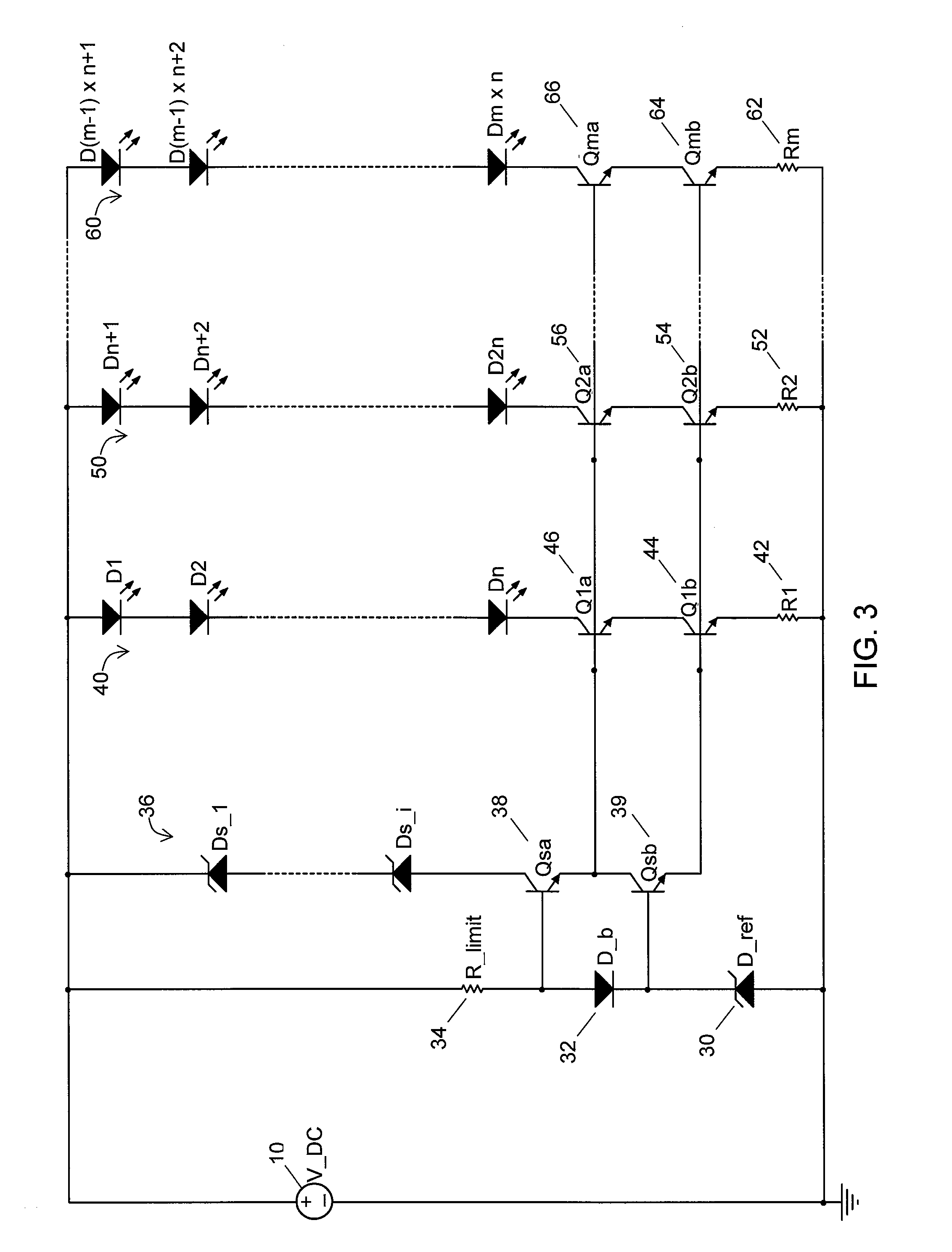 Method and system for driving light emitting elements