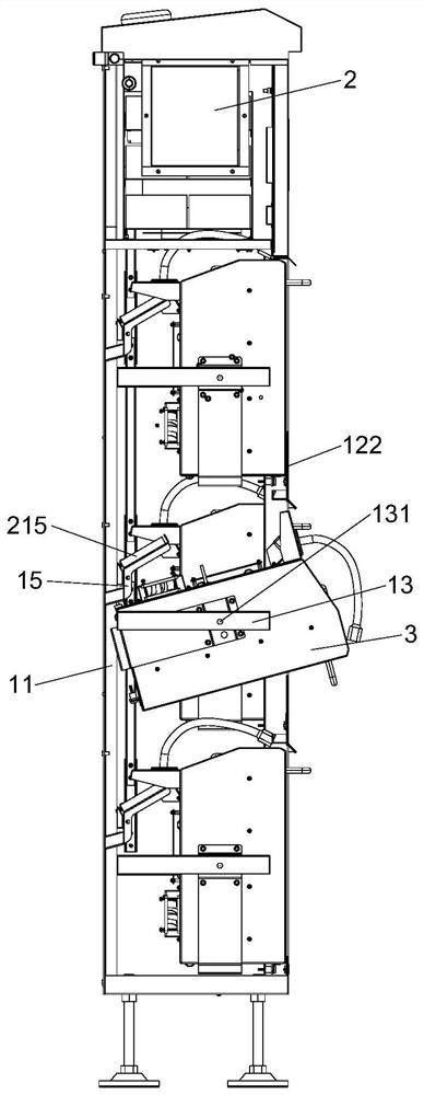 Anti-theft battery charging and replacing cabinet with rotatable battery compartment