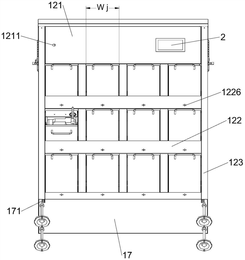 Anti-theft battery charging and replacing cabinet with rotatable battery compartment