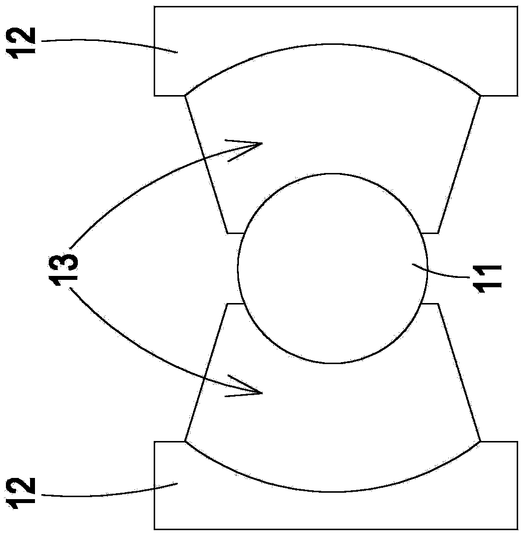 Magnetic core and applicable magnetic element of magnetic core