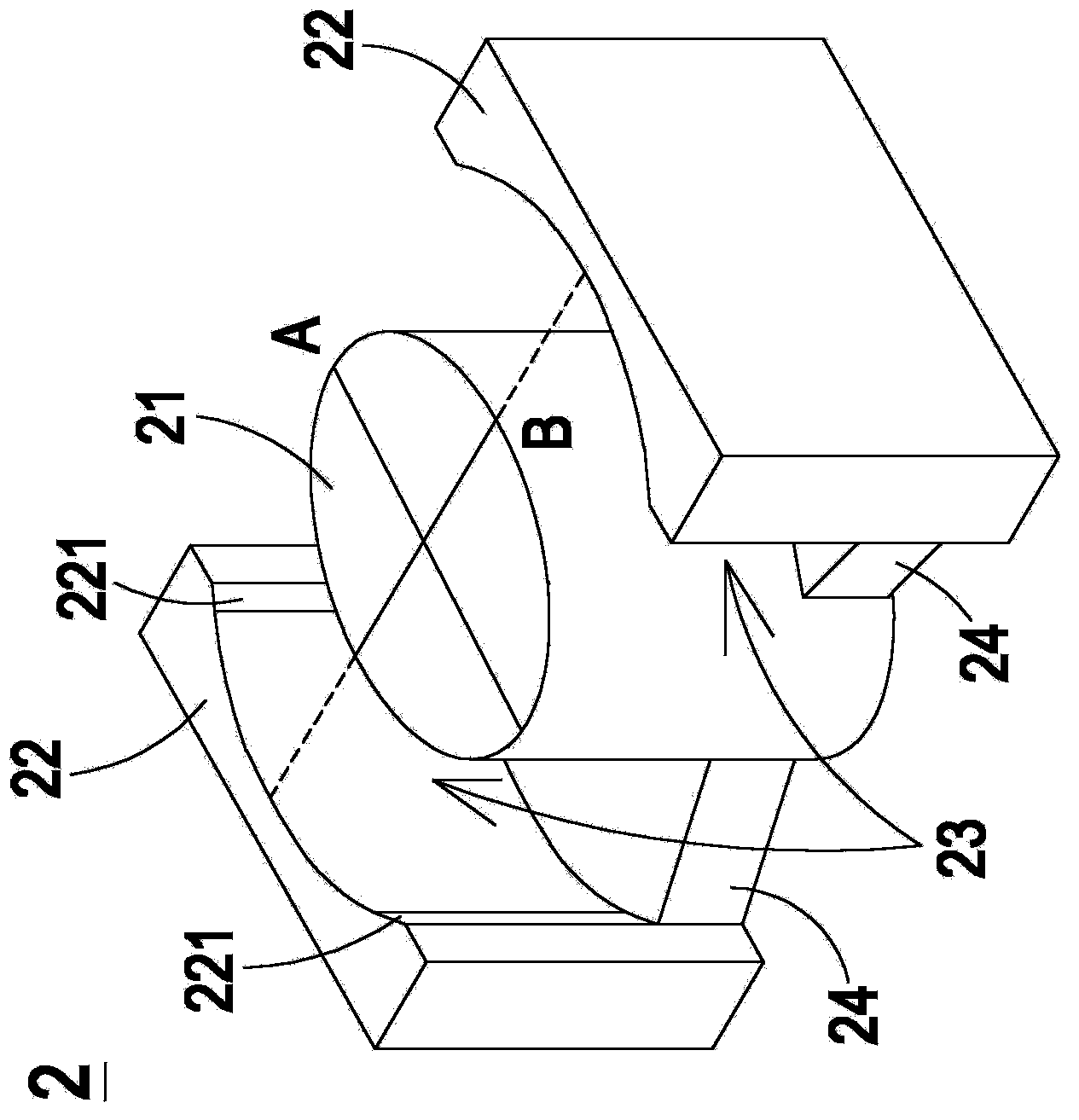 Magnetic core and applicable magnetic element of magnetic core