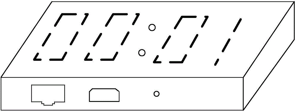 Networking device for network television with antiskid remote controller