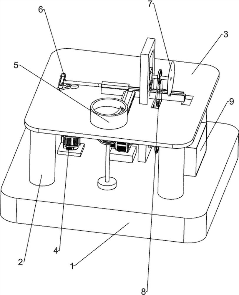 A wood block cutting machine for building materials