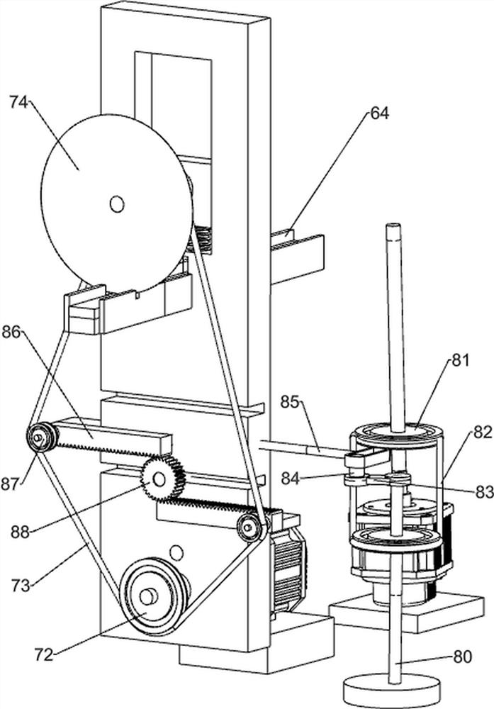 A wood block cutting machine for building materials