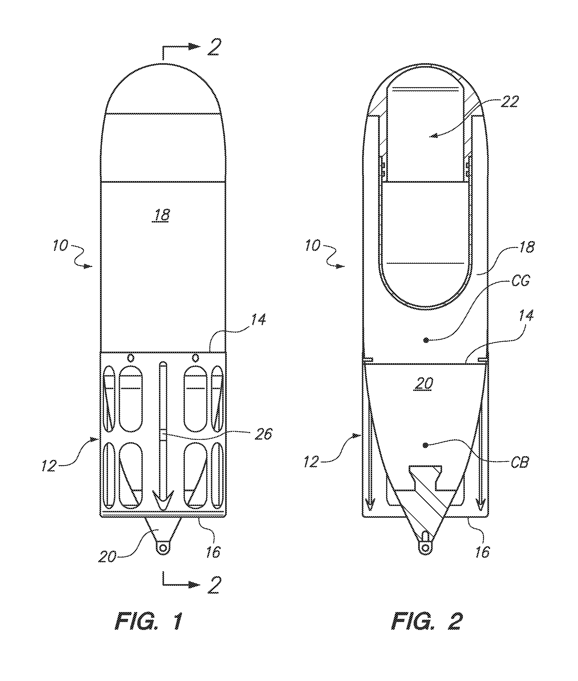 Self-stabilizing buoy and deployment methods