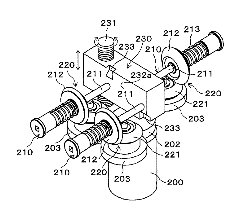 Multi-shaft drive device