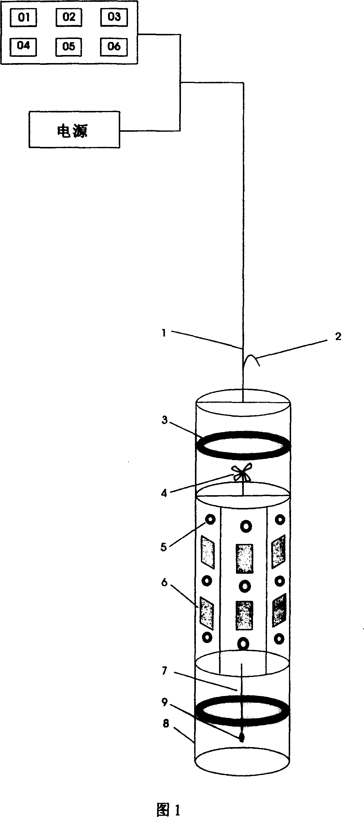 Method and apparatus for producing thick oil based on sound, light and electricity combination function