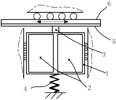 Working method of plate-type linear piezoelectric motor based on in-plane modes