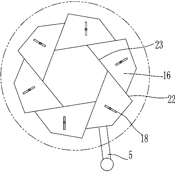 Waste gas dust recovery device for forging blank electric slag furnace