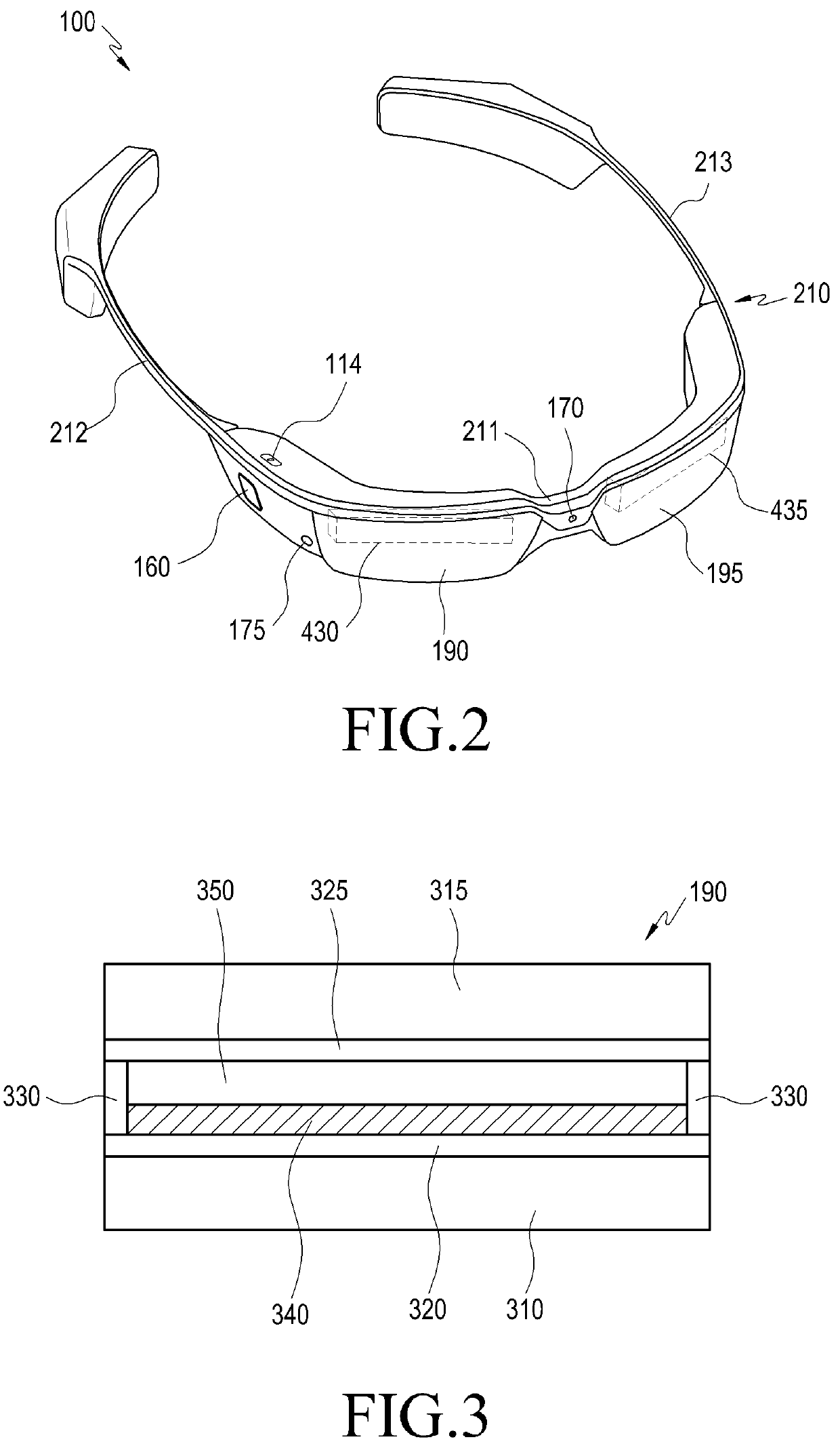 Wearable display apparatus having a light guide element that guides light from a display element and light from an outside