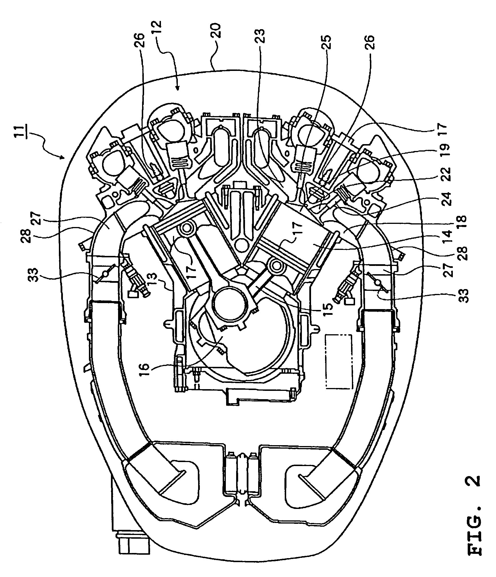 Throttle valve opening control device for a watercraft engine