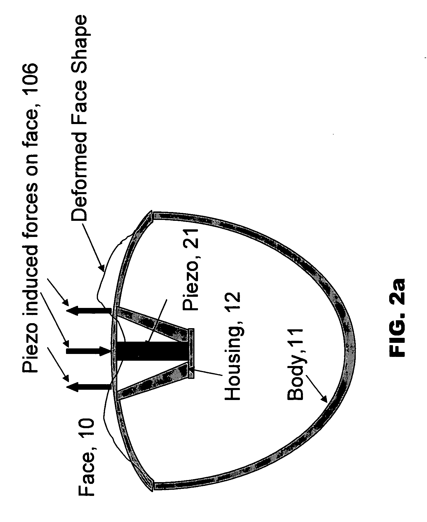 Method and apparatus for active control of golf club impact