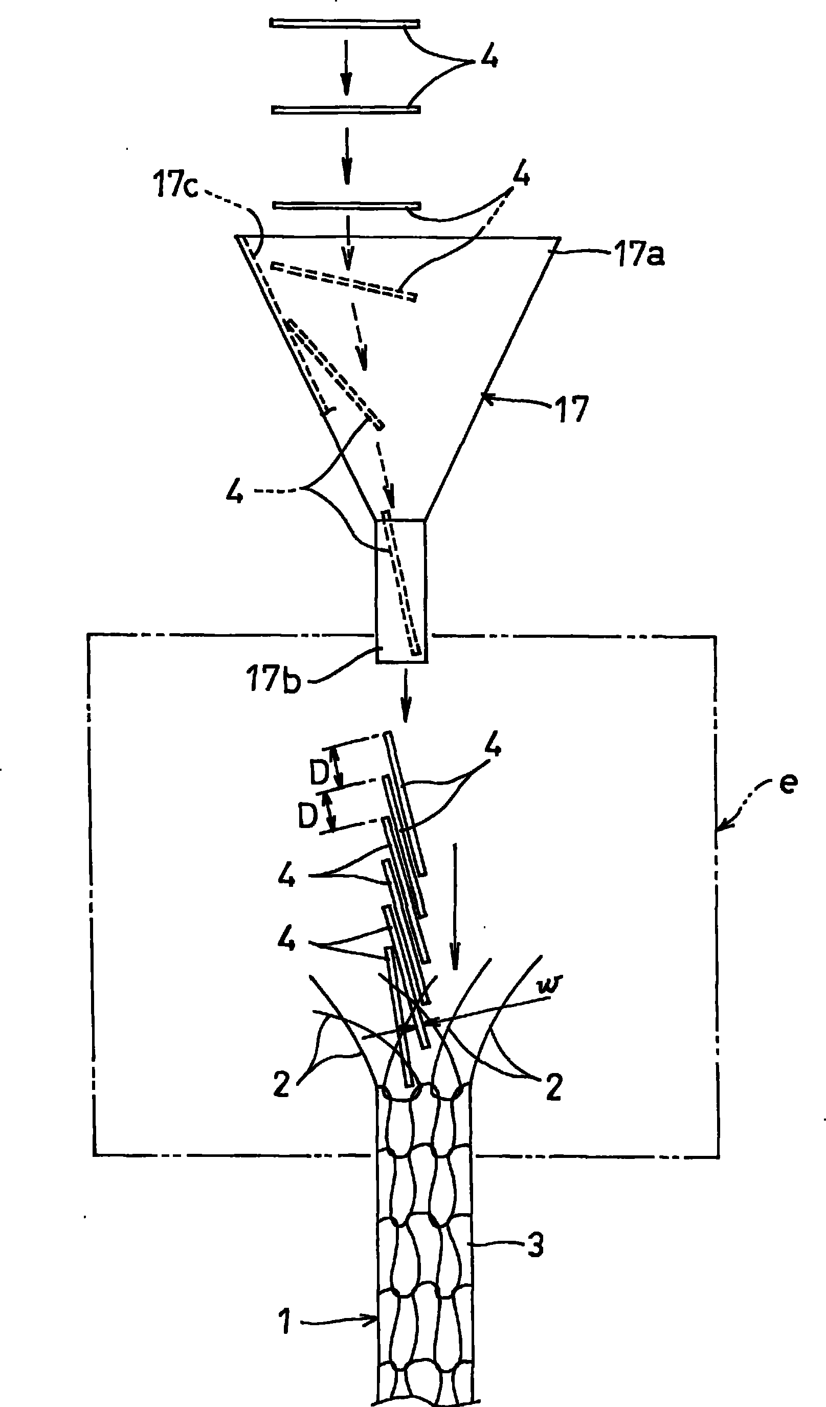 Process and apparatus for producing yarn and gland packing