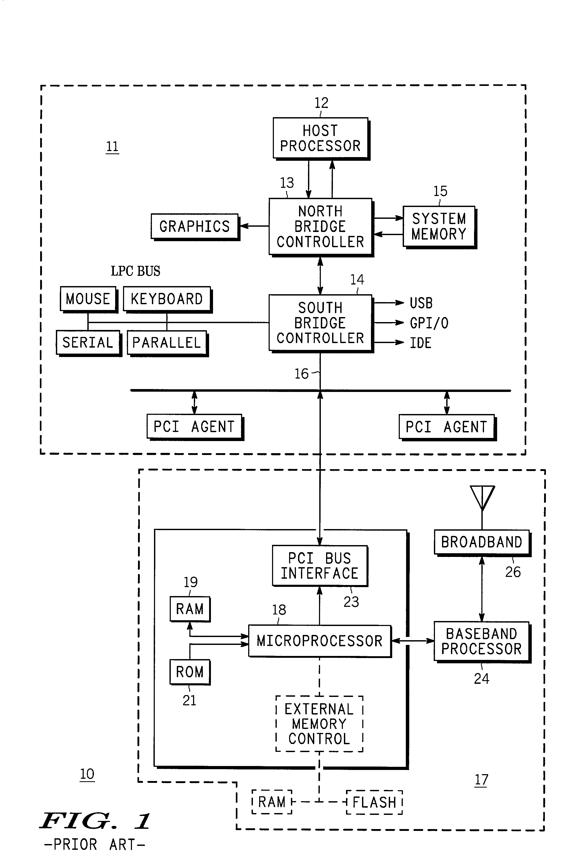 Wireless computer system with latency masking