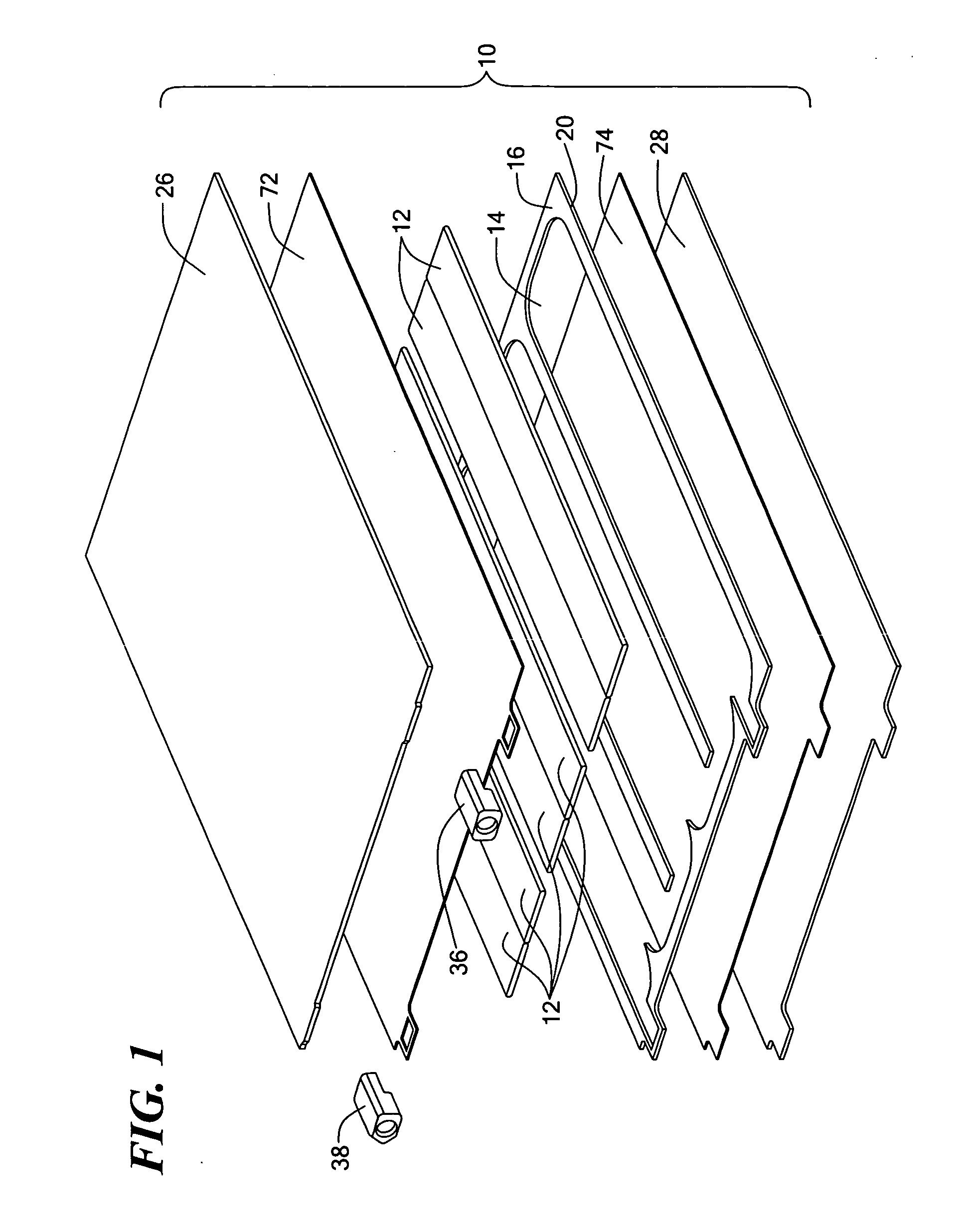 Flat tube cold plate assembly