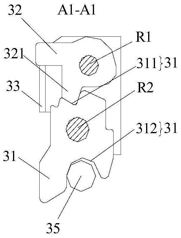 Unlocking device for container, lock structure with unlocking device and container