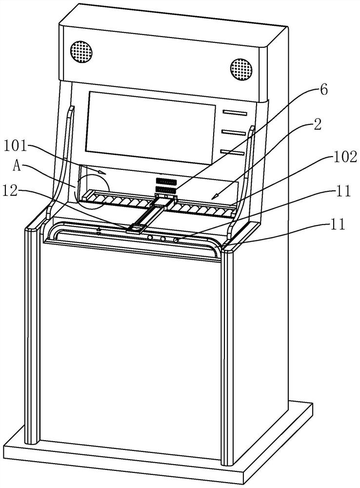 Self-service terminal for hospital