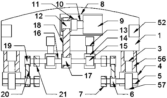 Material conveying lifting device for civil engineering