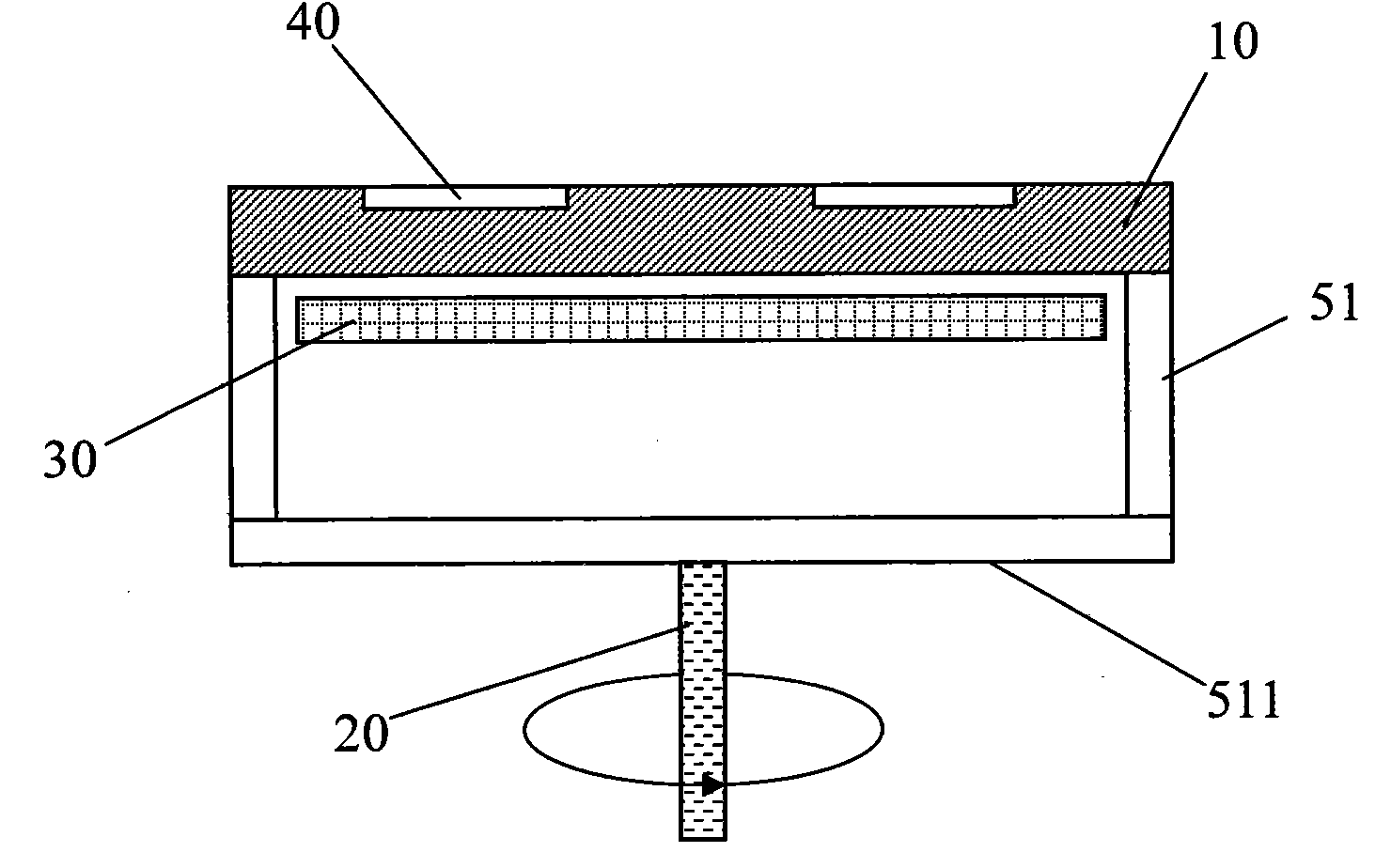 Epitaxial wafer tray and support and rotation connecting device matched with same