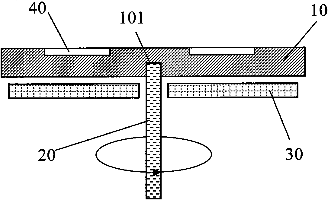 Epitaxial wafer tray and support and rotation connecting device matched with same