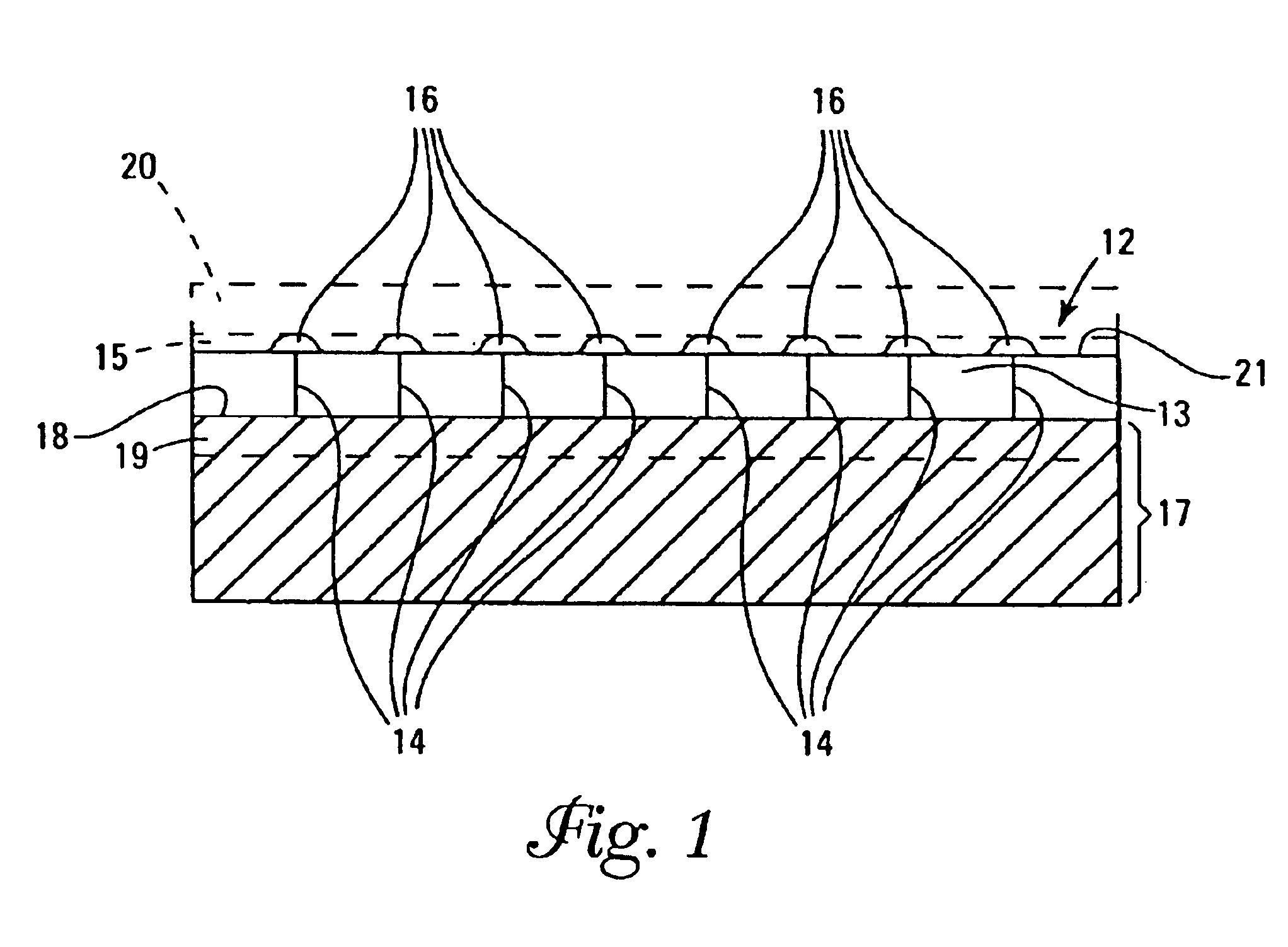 Conductive semiconductor structures containing metal oxide regions