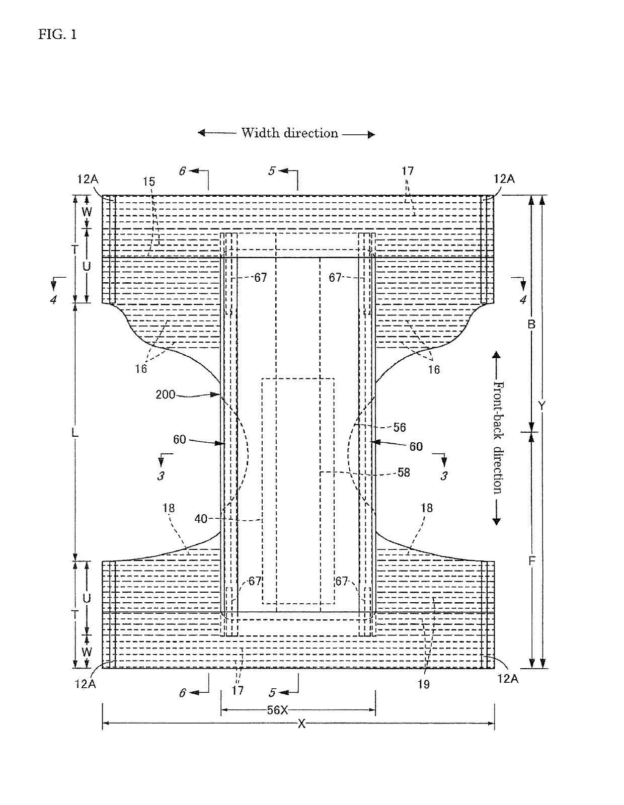 Stretchable structure for absorbent article, absorbent article comprising said stretchable structure, and method for forming stretchable structure for absorbent article