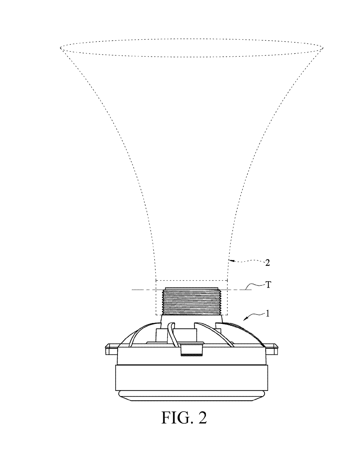 Combined-type phase plug, and compression driver and speaker using same