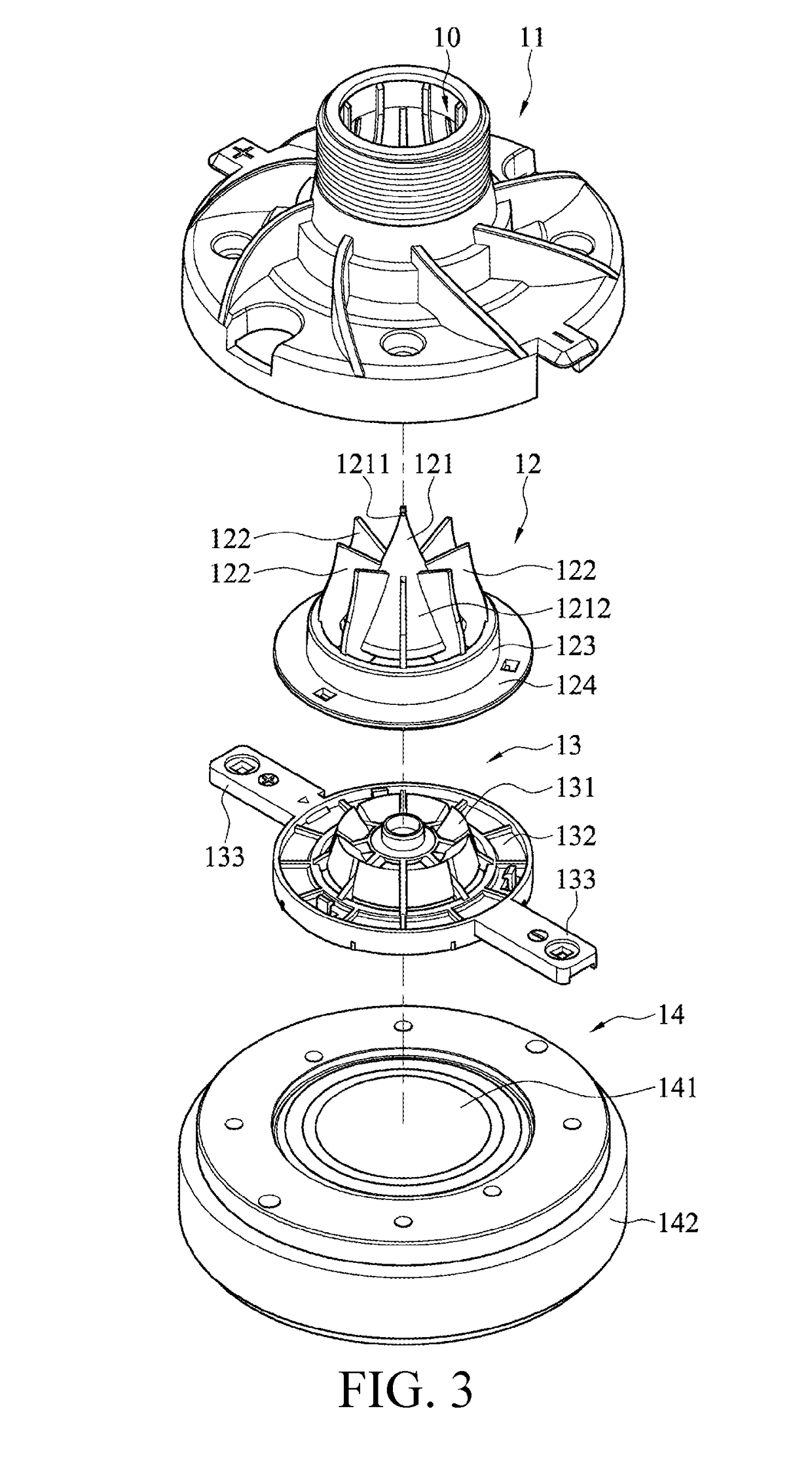 Combined-type phase plug, and compression driver and speaker using same