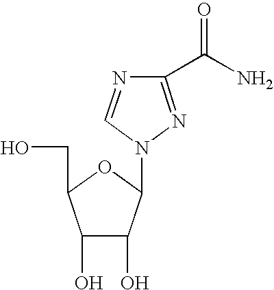 Composition containing ribavirin and use thereof